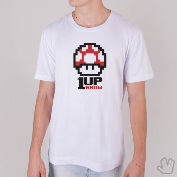 Camiseta 1UP Super Mário