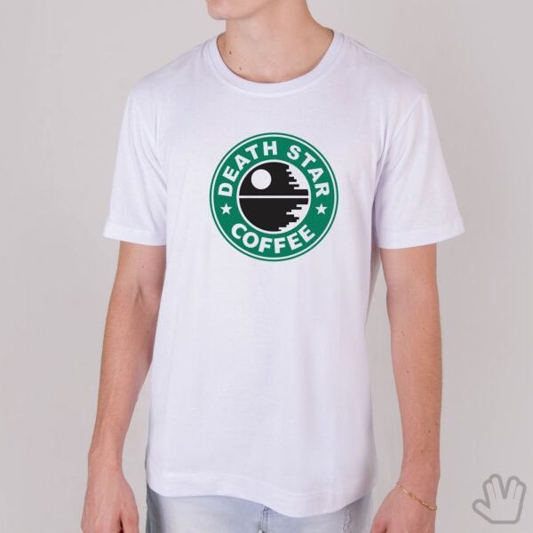 Camiseta DEATH STAR COFFEE - Loja Nerd