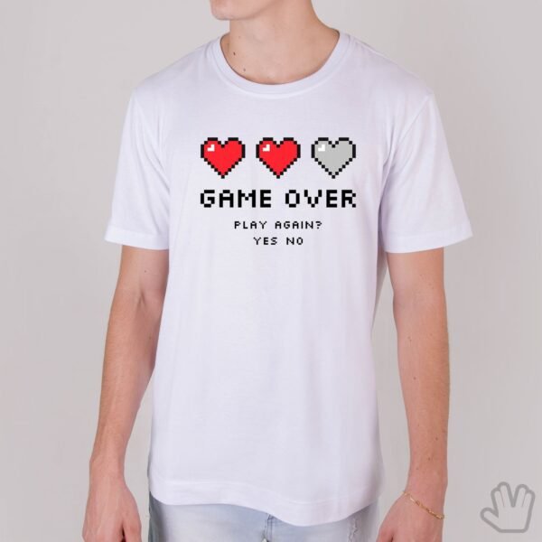 Camiseta GAME OVER - Loja Nerd