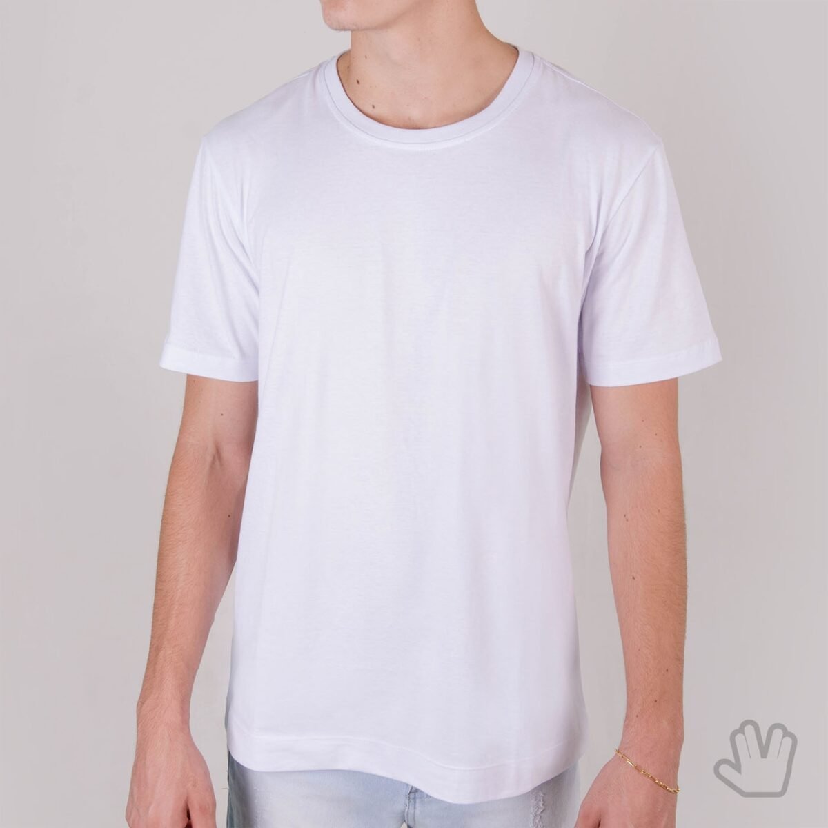 Camiseta Básica Branca em Algodão Premium - Loja Nerd