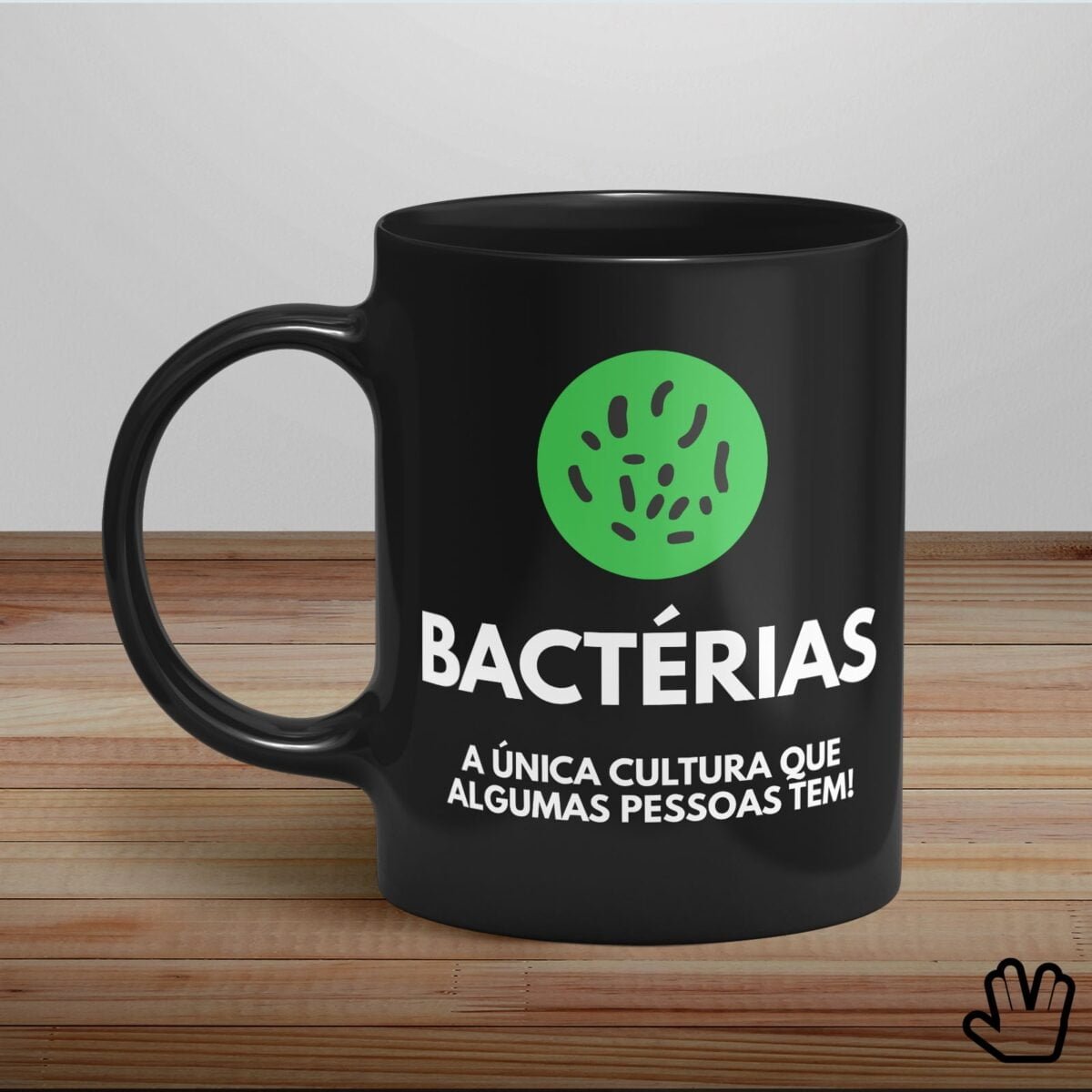 caneca bacterias preta loja nerd lado 1