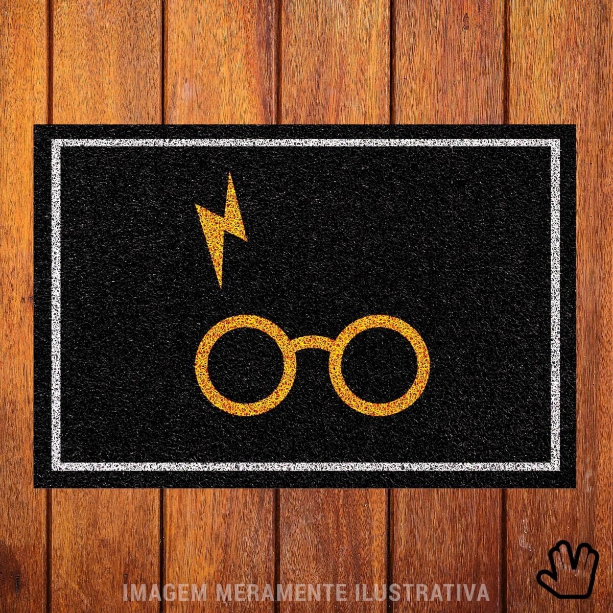 Capacho Harry Potter Óculos