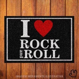 Capacho I Love Rock 'n Roll