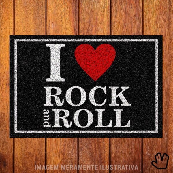 Capacho I Love Rock 'n Roll