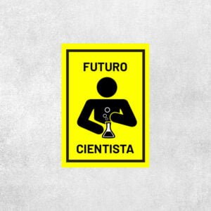 Placa Decorativa Futuro Cientista - Loja Nerd