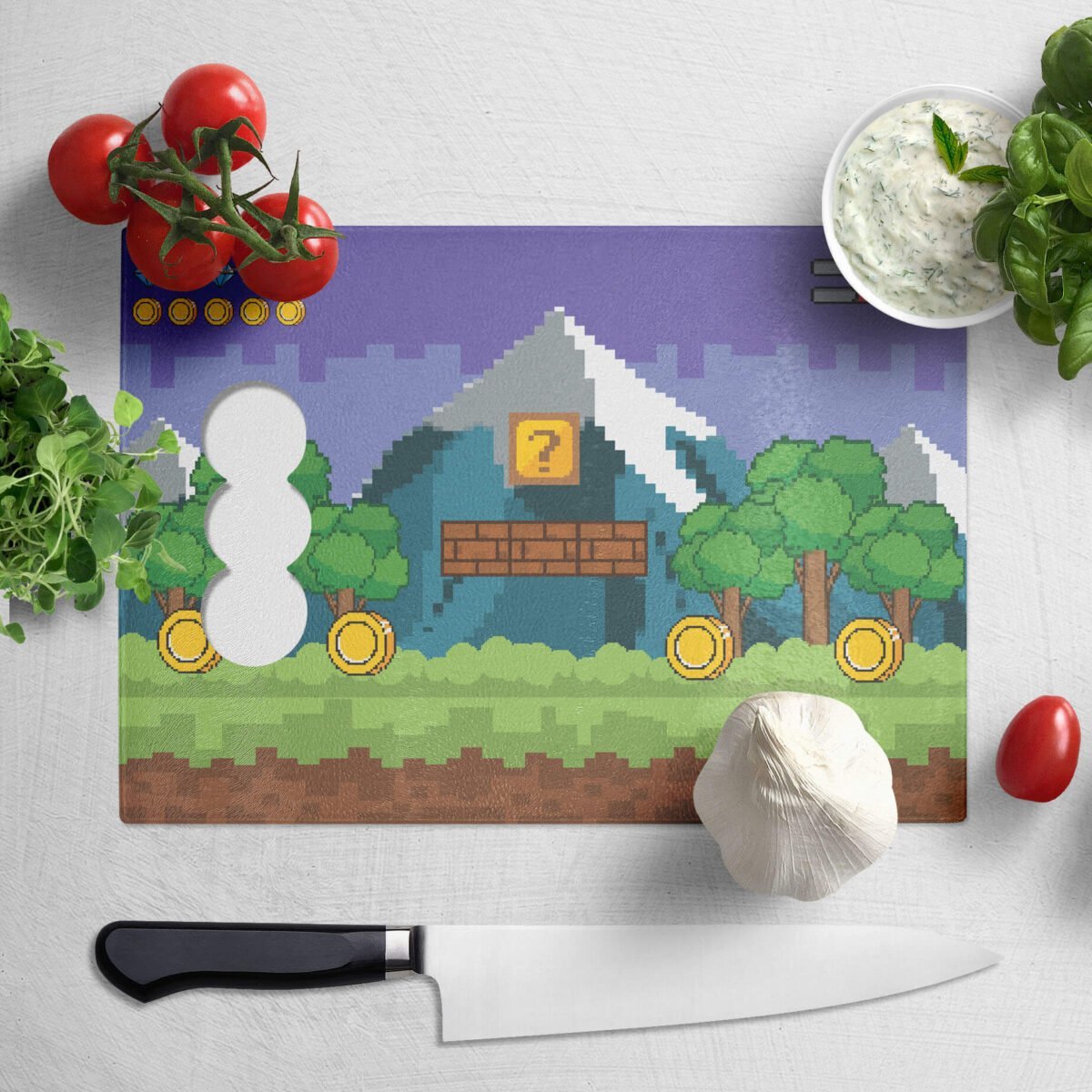 Tábua de Carne Super Mario Bros Fase - Loja Nerd